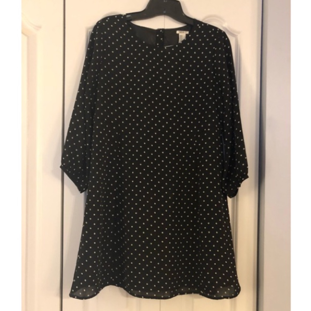 Black and White Polka Dot Dress